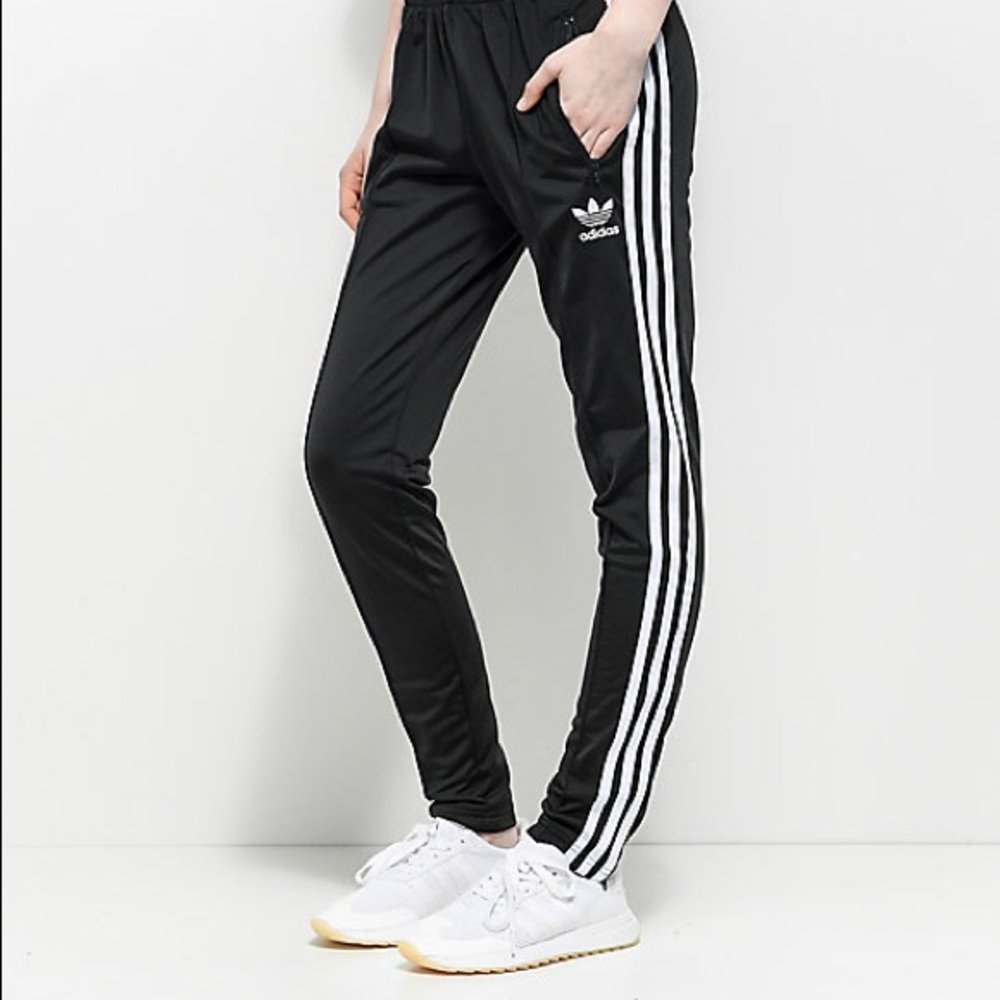 adidas with zippers at the bottom